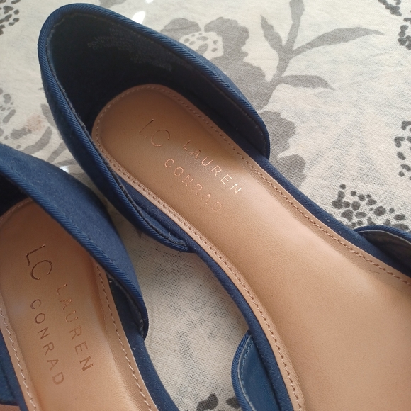 Lauren Conrad Navy Blue Flats - Picture 3 of 5